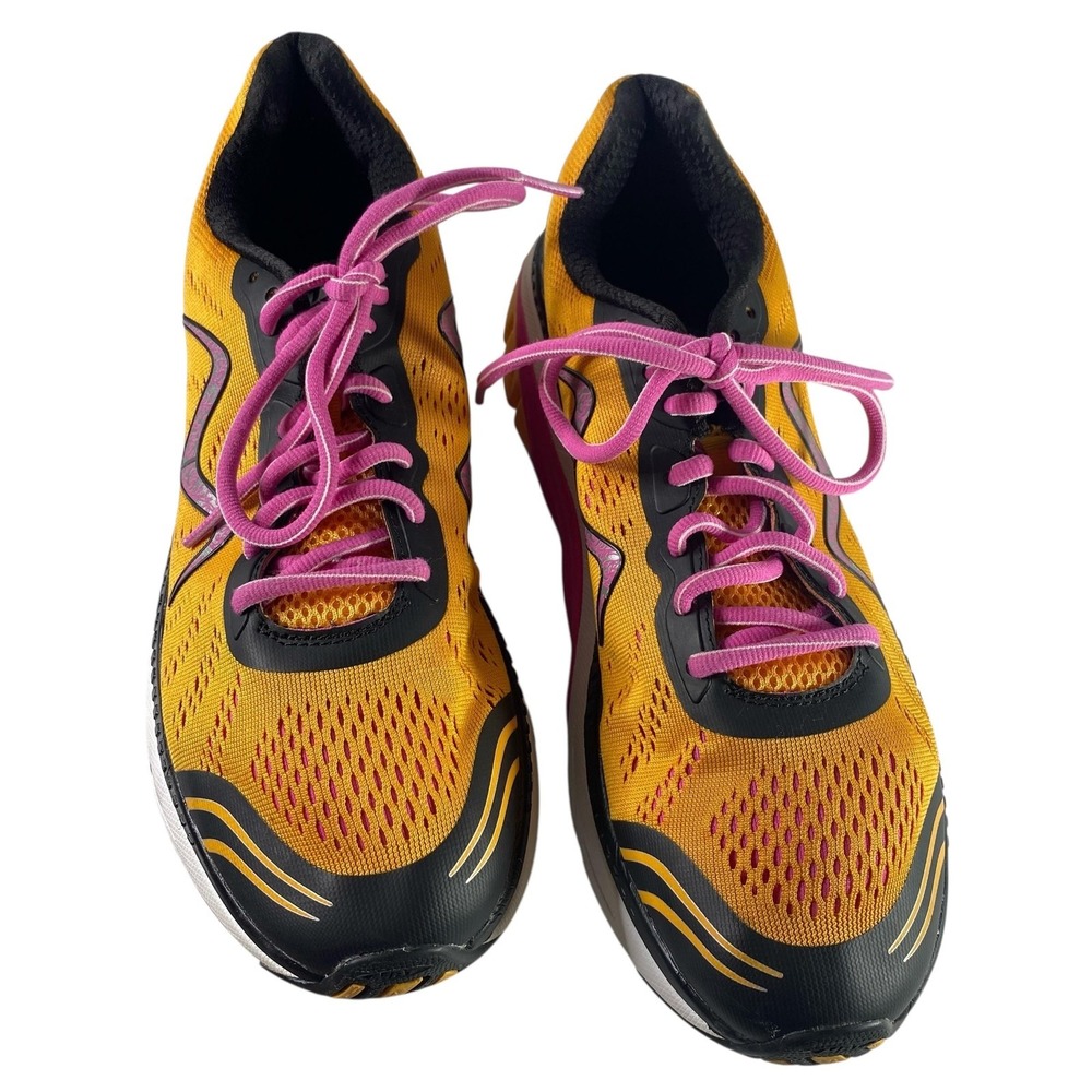 MBT Zee 17 Running Shoes Women Size 10.5 Yellow Black Pink Pivot Strike Sneakers